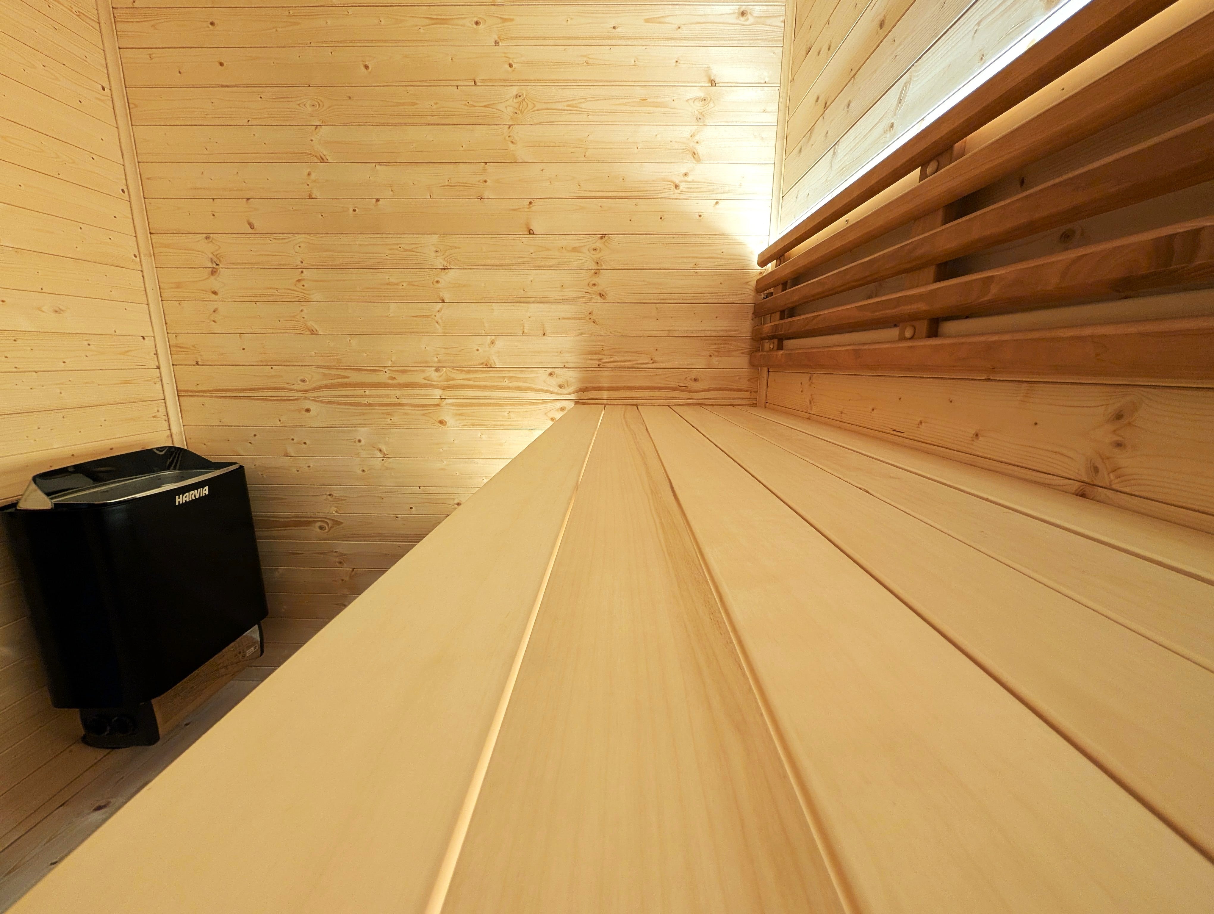Sauna Solid standard - tmavohnedá