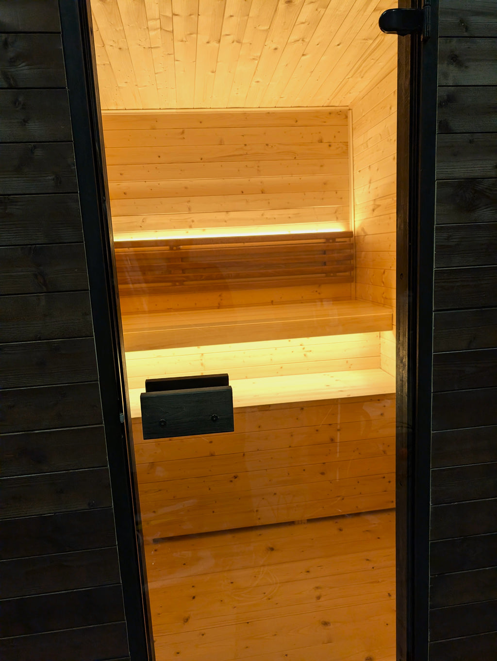 Sauna Solid standard - tmavohnedá